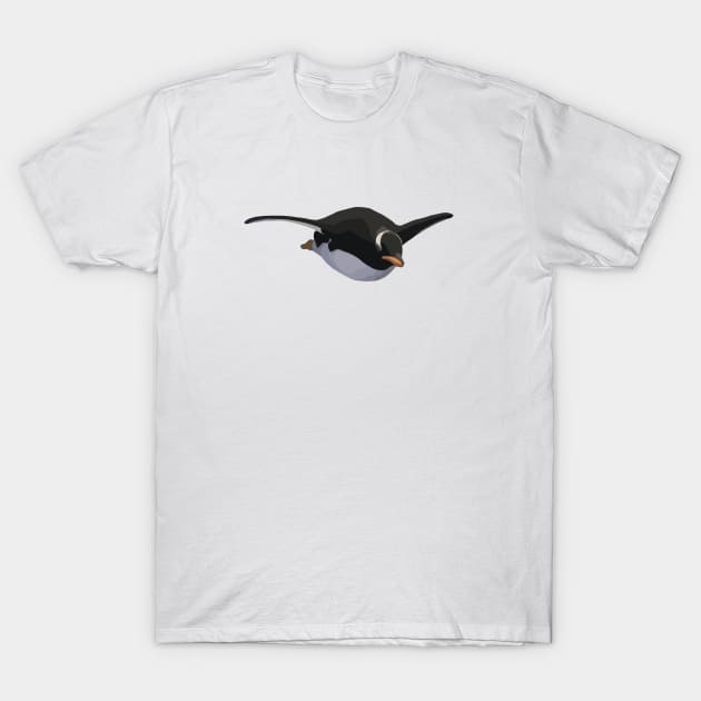 Flying penguin T-Shirt by ballooonfish